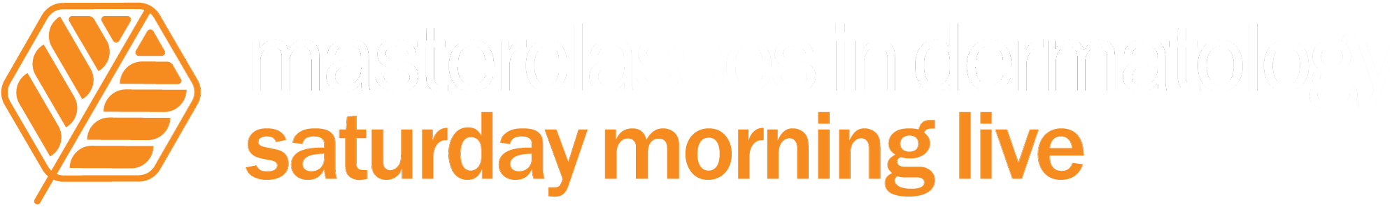 Masterclasses in Dermatology Saturday Morning Live logo