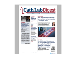 Cath Lab Digest cover Aug 2021