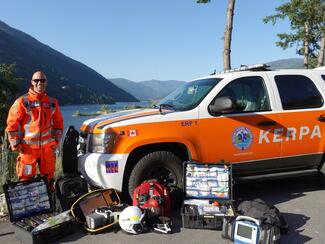 KERPA is a unique service that sends volunteer EMS physicians in dedicated ground units directly to the scenes of immediate-threat-to-life 9-1-1 calls in the Kootenay Region. (Photo: CAMTS) 