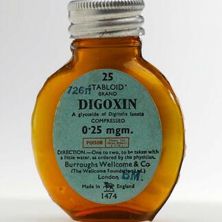 Digoxin is widely used to treat heart failure and irregular heartbeats. (Photo: Wellcome Images/Wikimedia Commons) 