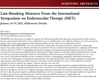 March ISET Abstracts