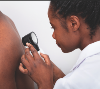 skin of color skin examination