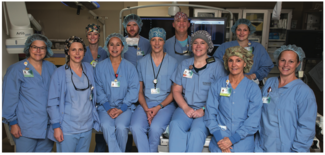 Caron EP Lab Efficiency staff