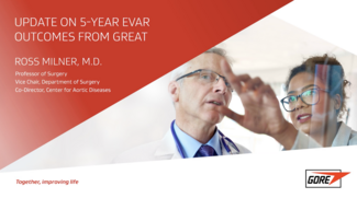Dr. Ross Milner Discusses 5-year EVAR Outcomes From GREAT 