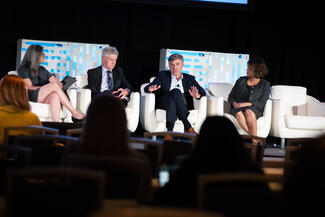 The Scaling Precision Medicine panel at CPC & CBEx 2023. 