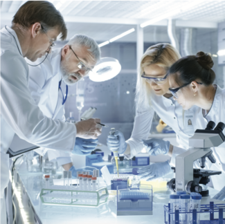 doctors+crowded+around+book