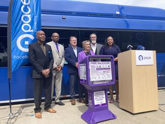 Naloxone Vending Machine Unveiled at Pace Harvey Bus Terminal