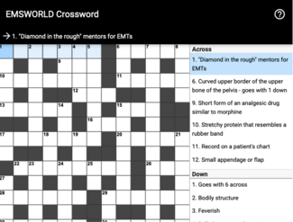 EMS crossword Puzzle