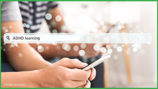 Person using a mobile phone