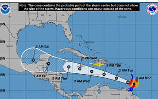Hurricane Beryl Takes Aim at Caribbean With Jamaica in Its Path; Chris Becomes a Depression