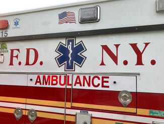 A New York Fire Department ambulance on June 16, 2018. (Rose Abuin/New York Daily News/TNS) 
