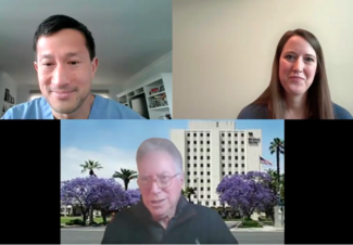 Arnold Seto, MD, MPA, Morton Kern, MD, and Bailey Estes, MSN