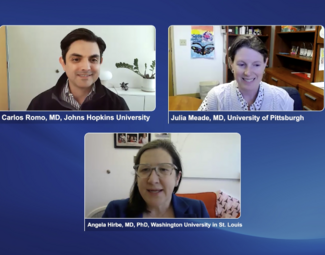 Angela Hirbe, MD, PhD; Julia Meade, MD; Carlos Romo, MD