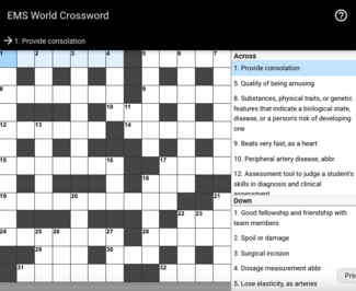 EMS Crossword Puzzle