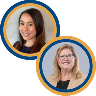 Desiree Matthews and Julie Carbray