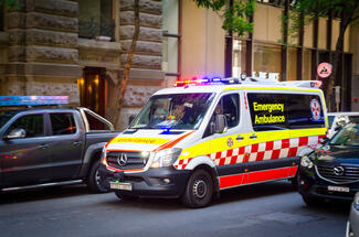 Ambulance in Sydney Australia