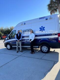 new ambulance for Sunstate Ambulance