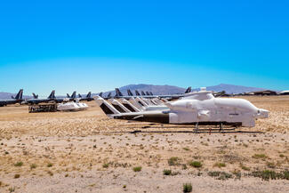 The Boneyard at Davis-Monahan Air Force Base. Credit: travelview - stock.adobe.com