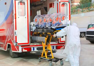 Transporting infectious patients