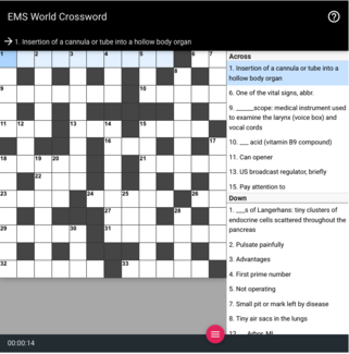 Crossword Puzzle #92: Tiny Passages