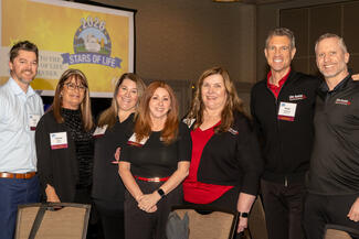 Life-Assist team members at a CAA event.