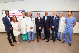 At Newark Beth Israel Medical Center’s Hybrid Cath Lab Celebration.