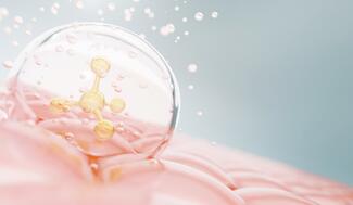 Collagen and vitamin drop skin cell
