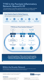 TYK2 in the Psoriasis Inflammatory Network infographic thumbnail image