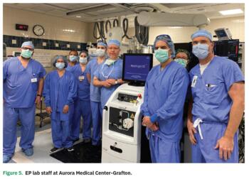 Figure 5. EP lab staff at Aurora Medical Center-Grafton.