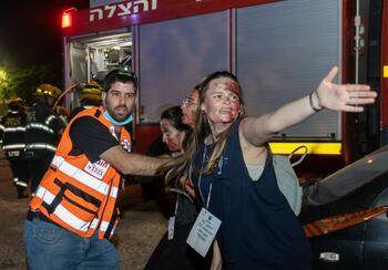 Just five days after the Meron crowd-crush tragedy that killed 45, United Hatzalah held a mass-casualty incident (MCI) training drill in the northern city of Kiryat Shmona. (Photos: Shira Hershkop/United Hatzalah)