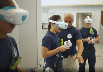 The current generation of young paramedics thrives on this type of technology, and VR also offers the advantage of simulations for first responders who may not yet have children. 