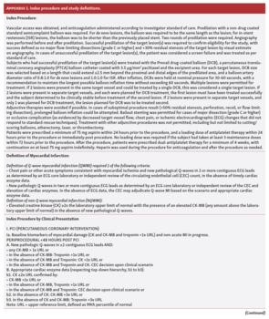  Paclitaxel DCB 12-Month PREVAIL Study Results Appendix 1 part 1 of 2