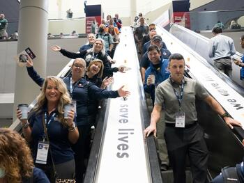 Agency ride-alongs, interactive  simulations, a bustling exhibit hall, and scientific poster presentations were just some of the highlights during the event. 