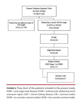 Flow chart of the patients included in the present study.
